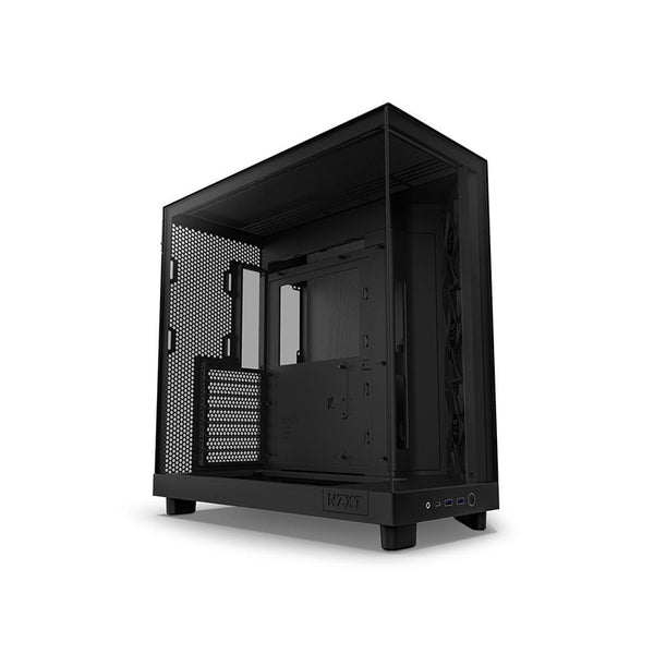 NZXT H6 FLOW Compact Dual-Chamber Mid-Tower Airflow Case_Black